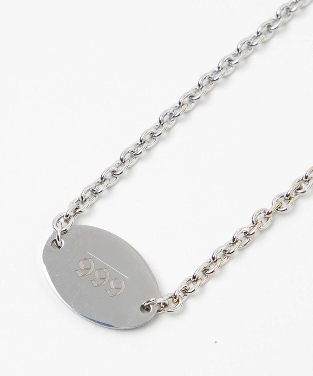 WEGO Lリバーシブルプレートネックレス 柄2