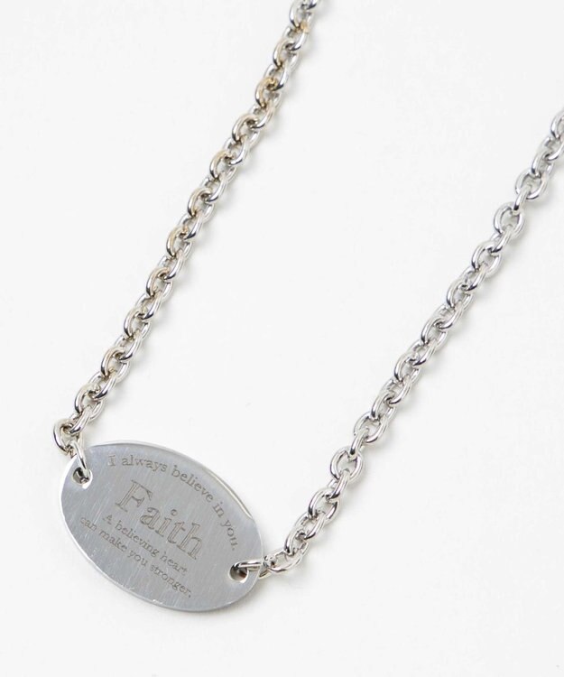 WEGO Lリバーシブルプレートネックレス 柄2