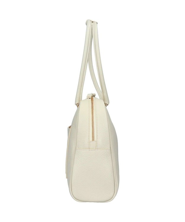 INTER-CHAUSSURES 【CHRISTIAN VILLA】イタリアンレザーデイリーボストンバッグ オフホワイト