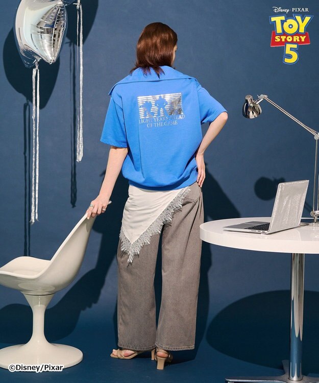 AMERICAN HOLIC 【TOY STORY 5】ハーフZIPプルオーバー Blue