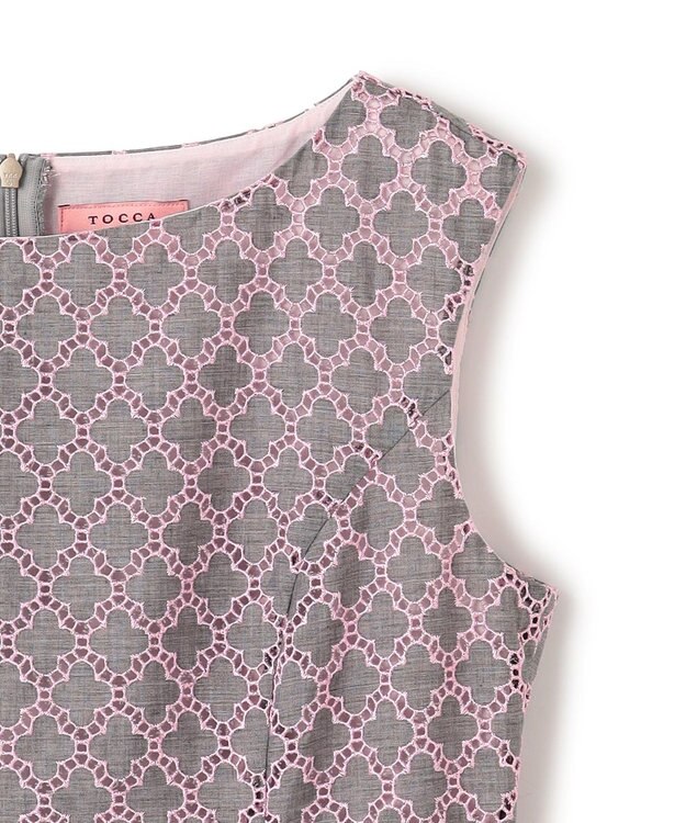 TOCCA 【00サイズあり・洗える・消臭】CODE MESSAGE ドレス グレー系7