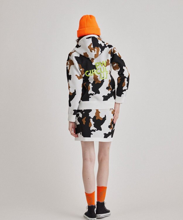 PW CIRCULUS 【WOMEN】ピント柄 ニットスカート カーキ系5