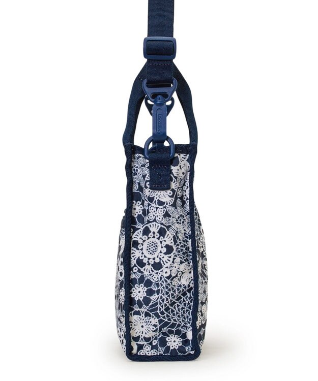 LeSportsac MINI N/S TOTE/フローラルレースネイビー フローラルレースネイビー