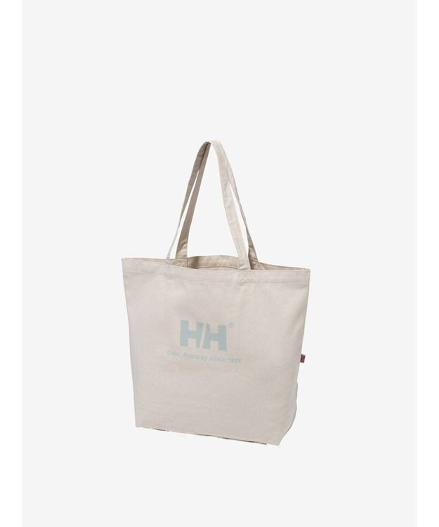 HELLY HANSEN オーガニックコットンロゴトートL アクアグレー