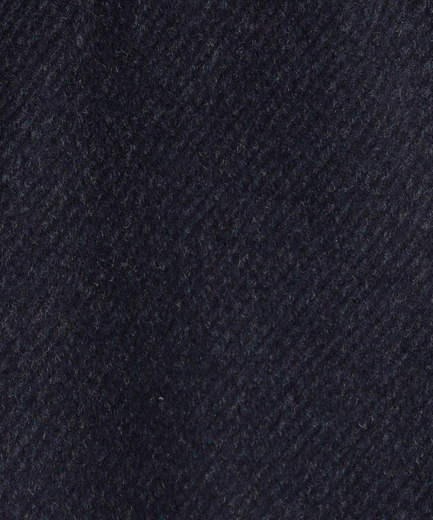 GOTAIRIKU アンゴラビーバー ステンカラーコート ネイビー系8(ストライプ)