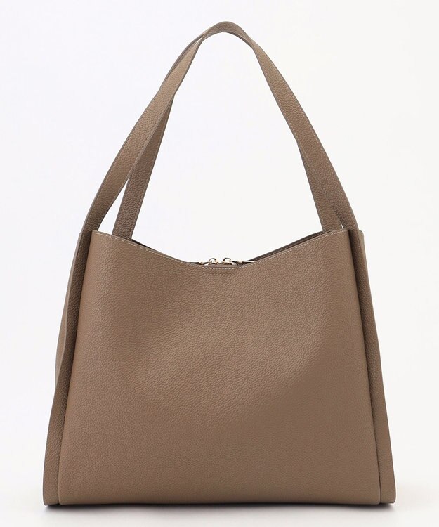 LA BAGAGERIE ソフトシュリンク2WAYハンドバッグ large グレージュ
