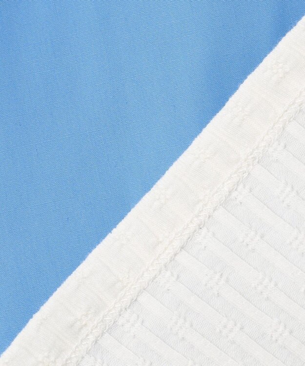 組曲 KIDS  【150-160㎝】 クロスステッチオフショルトップス ブルー