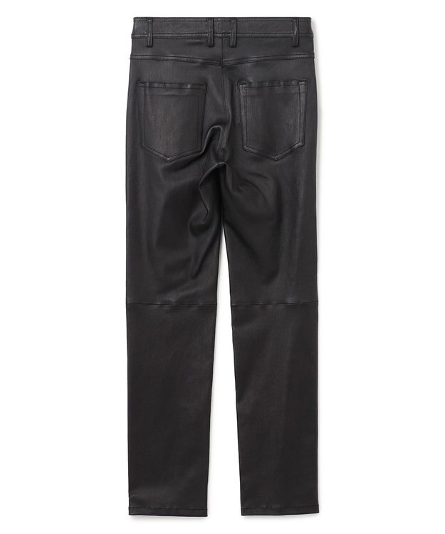 JOSEPH 【FOUNDATIONS】【AW23】レザーストレッチ　スリムフィットトラウザーズ Black