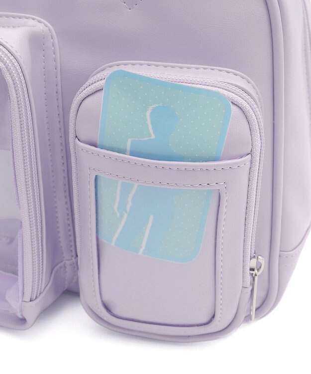 WEGO 【痛バ＆推し活グッズ】きらふわぬい痛ボストンバッグ ライトパープル