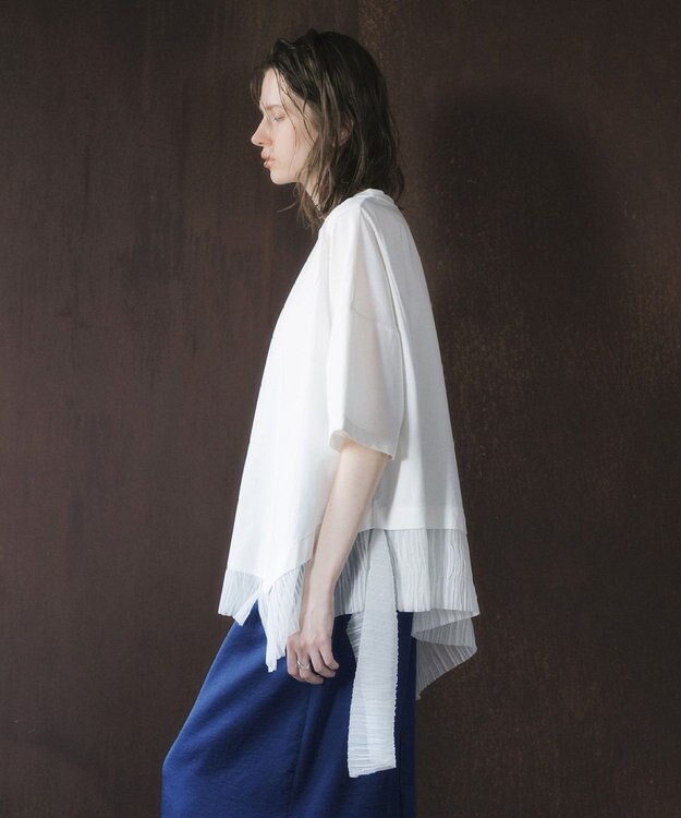 YECCA VECCA 裾アシメデザインプルオーバー White