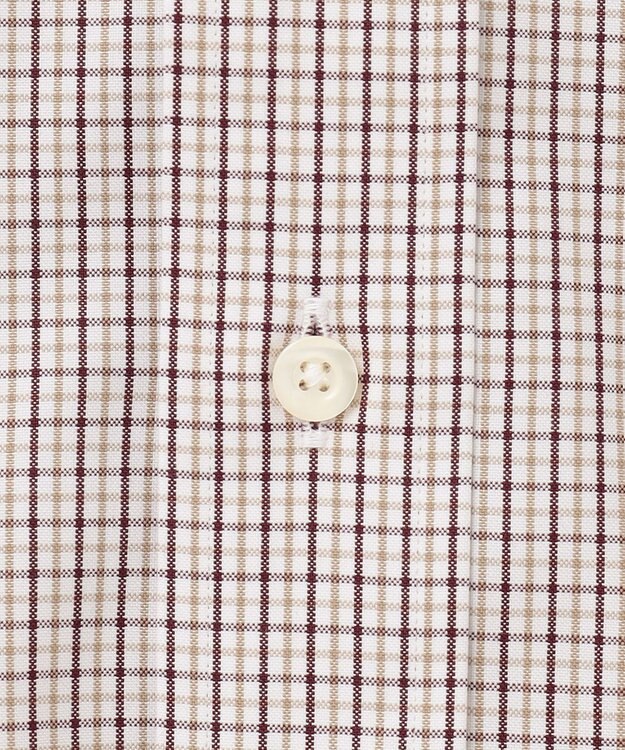 J.PRESS MEN 【PREMIUM PLEATS / 形態安定】タッタソールチェック シャツ / B.D. ベージュ系3