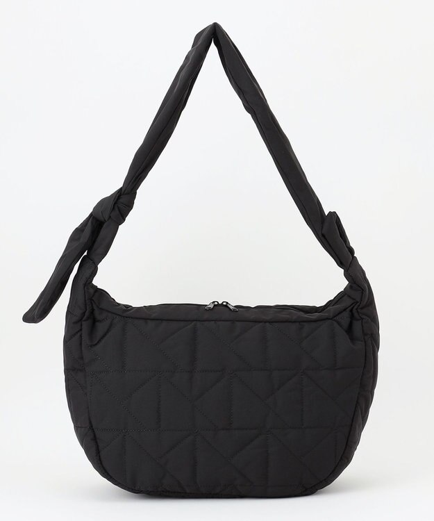LA BAGAGERIE 【maison vert】 【超軽量！】キルティングショルダーバッグ ブラック