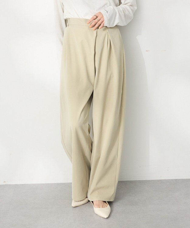 CRAFT STANDARD BOUTIQUE ラップコクーンパンツ Beige