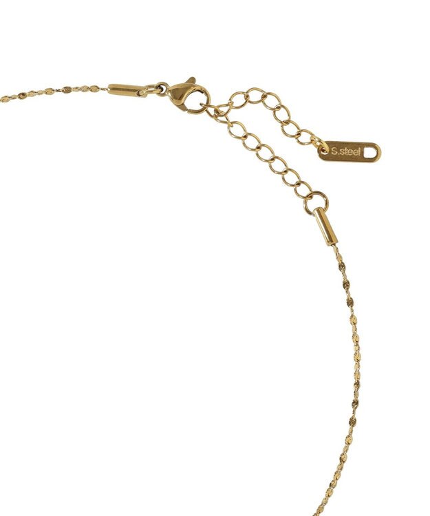 YECCA VECCA ステンレスチェーンネックレス Gold