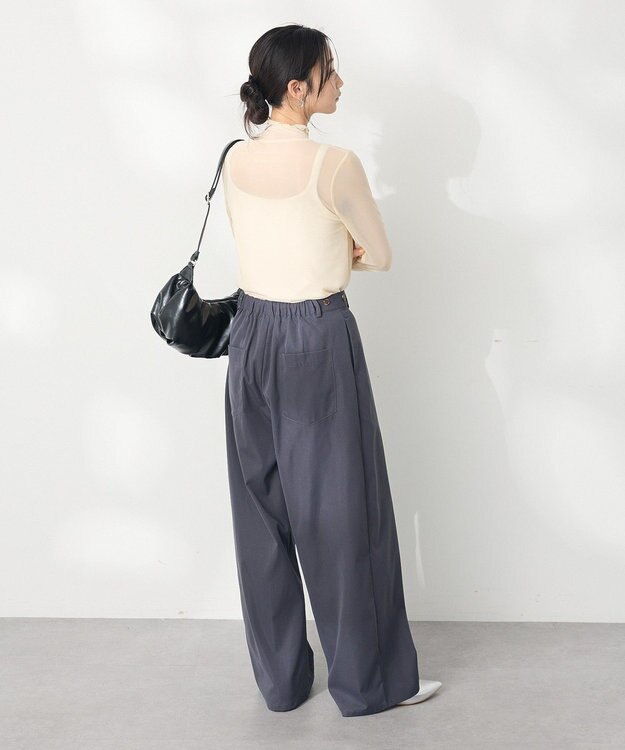 CRAFT STANDARD BOUTIQUE ラップコクーンパンツ Charcoal Gray