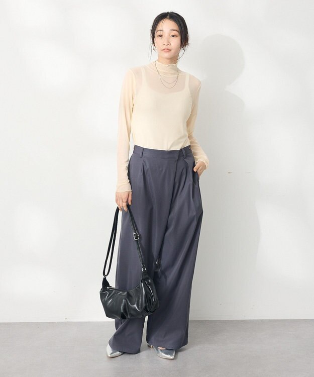 CRAFT STANDARD BOUTIQUE ラップコクーンパンツ Charcoal Gray