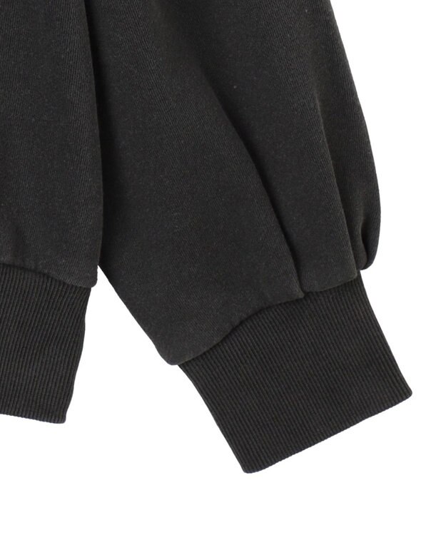 WEGO ヴィンテージウォッシュパッチワークBIGZIPパーカー スミクロ