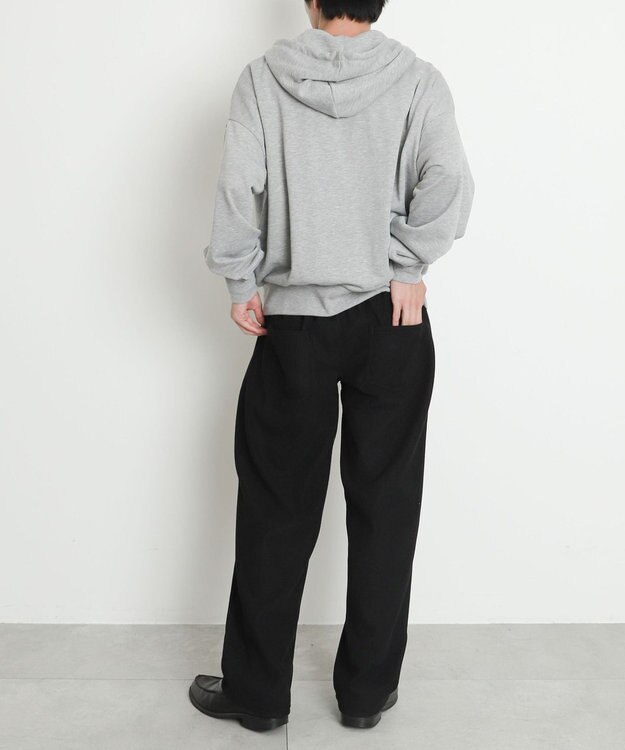 WEGO 【暖パンツ/SMLサイズ展開】裏ベロアシェフパンツ ブラック