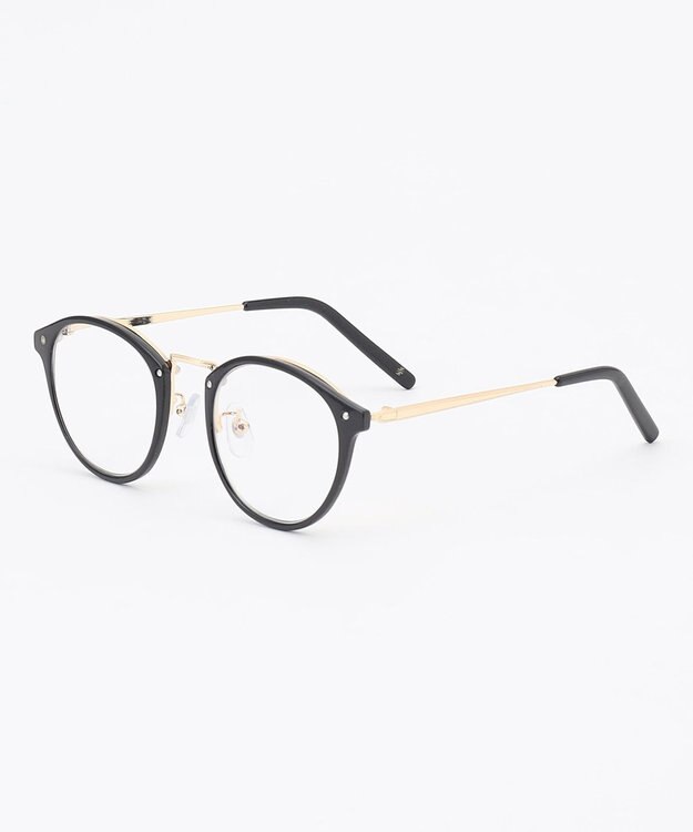 自由区 メタルコンビ リーディンググラス ブラック(+1.50)