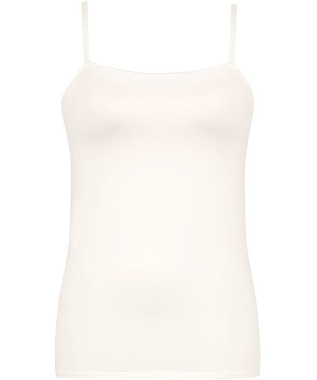 Wing カップ付きキャミソール ラク きれいなバストシルエット 【シンクロブラトップ 吸汗速乾タイプ】 ブラトップ ET1052 ウイング／ワコール アイボリー