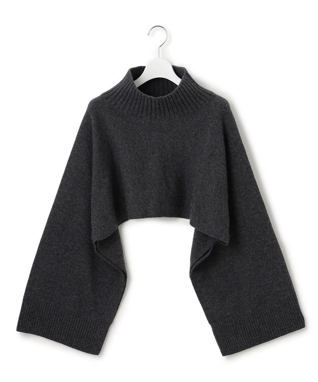 23区 【洗える】カシミヤブレンド マルチウェイ ストール グレー系