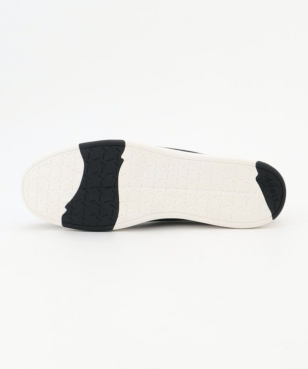 steppi 【撥水/抗菌防臭】多機能ニットシューズ（メンズ向け） ブラック×ホワイト