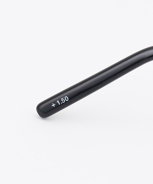 自由区 メタルコンビ リーディンググラス ブラック(+1.50)