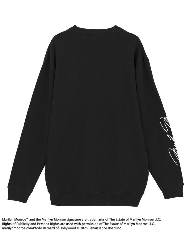 Green Parks ■Ｍａｒｉｌｙｎ　Ｍｏｎｒｏｅ　モノクロｐｔスウェット Black