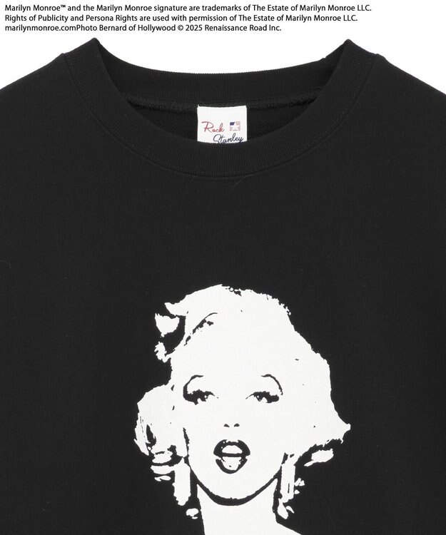 Green Parks ■Ｍａｒｉｌｙｎ　Ｍｏｎｒｏｅ　モノクロｐｔスウェット Black