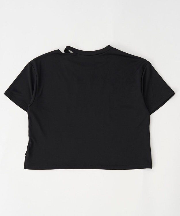 OP／FILA 【Ocean Pacific】Ｔシャツ付きセパレート水着3点セット ブラック