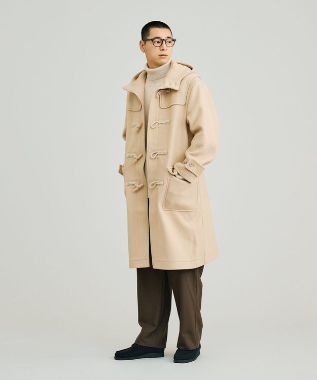 J.PRESS YORK STREET 【UNISEX】メルトン ダッフルコート ベージュ系