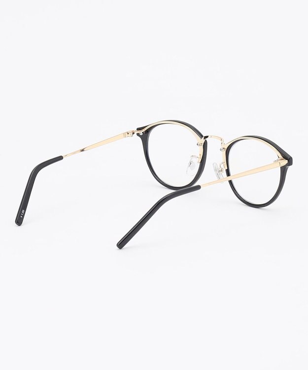 自由区 メタルコンビ リーディンググラス ブラック(+1.00)