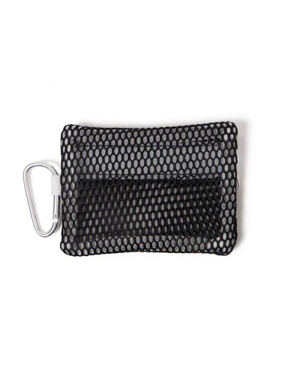 WEGO メッシュ配色ポーチ ブラック