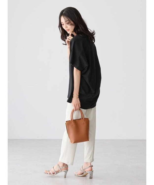 AMERICAN HOLIC 抜け衿カットプルオーバー Black