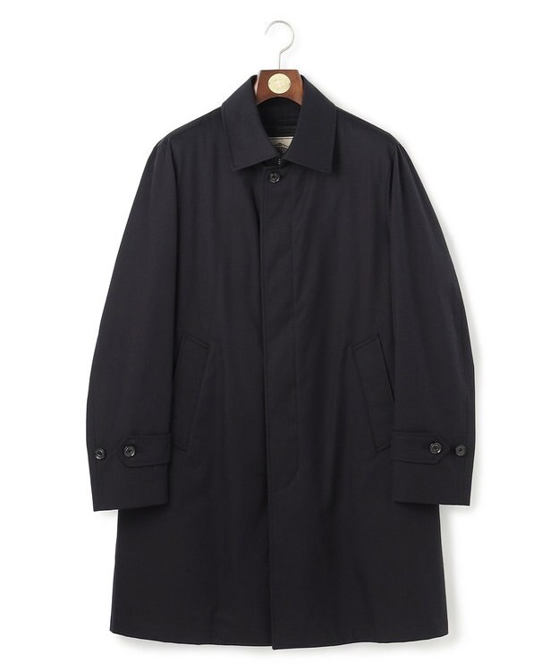 J.PRESS MEN 3シーズン対応【定番】コンパクトスピンギャバジン ステンカラーコート_25年モデル ネイビー系