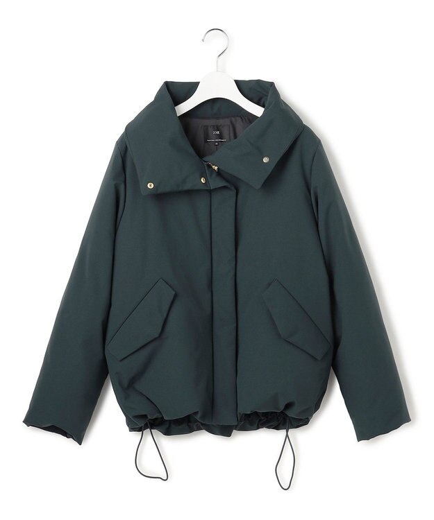 23区 L 【一部店舗限定/滝沢眞規子さん着用/撥水加工】ミリタリー Aライン ダウンコート パイングリーン系