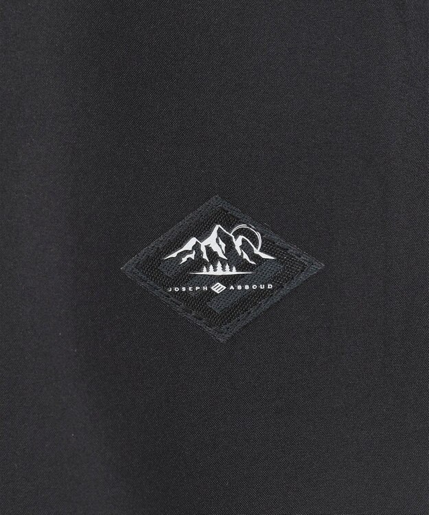 JOSEPH ABBOUD MOUNTAIN 【ECO撥水/耐水性/透湿防水素材/ストレッチ/軽量】ボイルドポリエステル マウンテンシェル パンツ ブラック系