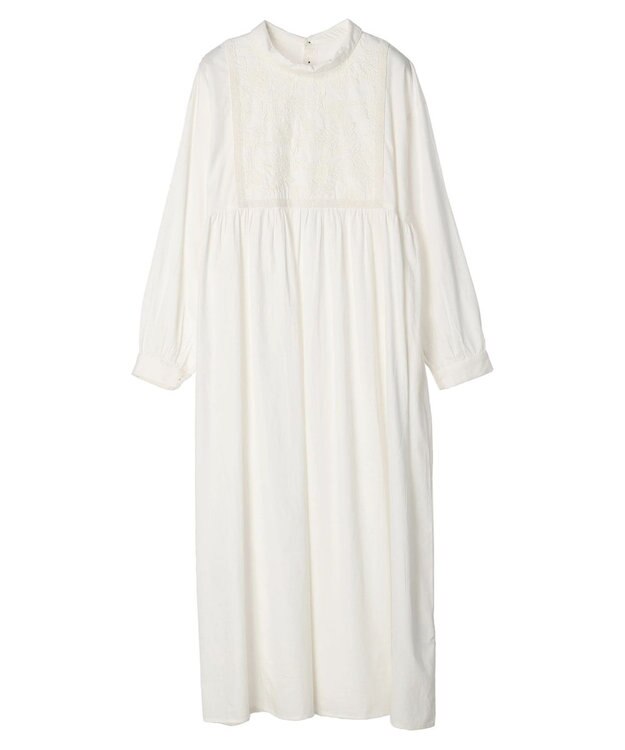 CRAFT STANDARD BOUTIQUE ２ＷＡＹインドコットン刺繍ワンピース Off White