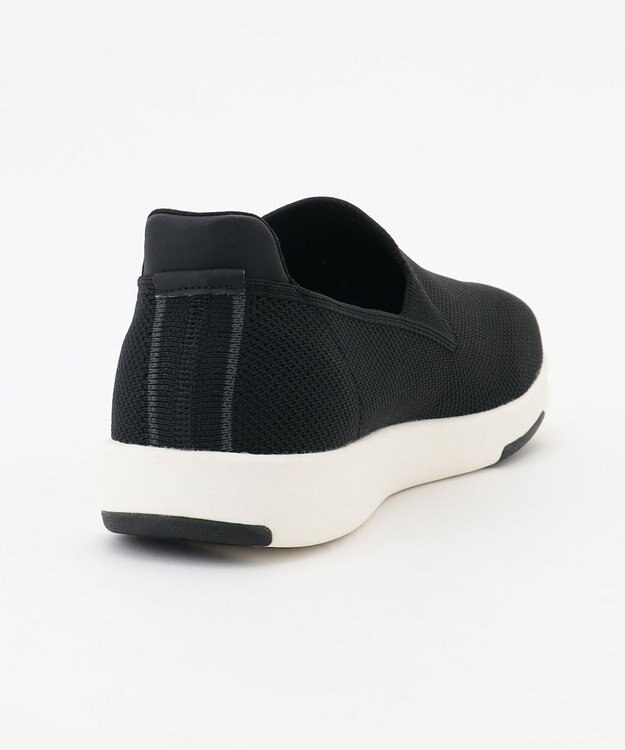 steppi 【撥水/抗菌防臭】多機能ニットシューズ（メンズ向け） ブラック×ホワイト