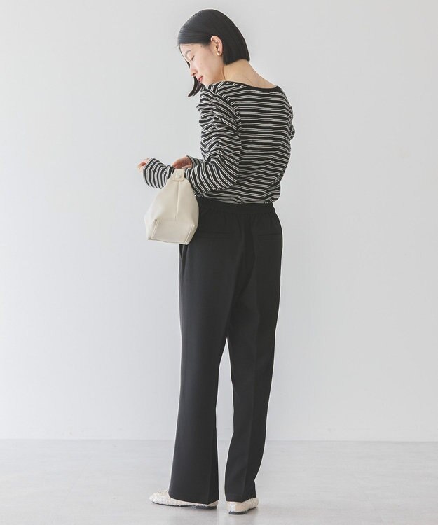 AMERICAN HOLIC ショルダーギャザーワッフルプルオーバー Black