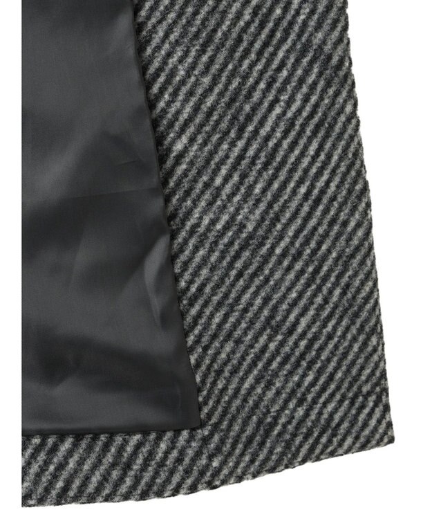 AMERICAN HOLIC ツイードライクコクーンミディコート Gray