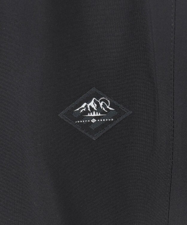 JOSEPH ABBOUD MOUNTAIN 【ECO撥水/耐水性/透湿防水素材/ストレッチ/軽量】ボイルドポリエステル マウンテンシェル パンツ ブラック系