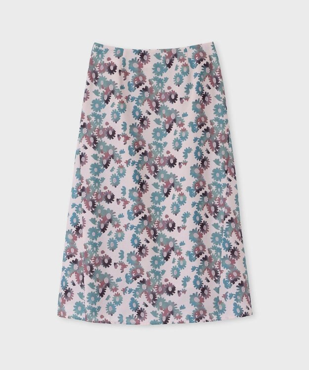 Paul Smith Chamomile Floral セミフレア スカート ライトピンク