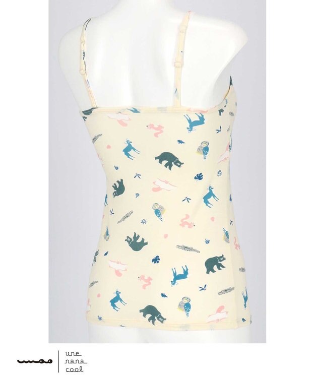 une nana cool MADE WITH 京都市動物園 カップ付きキャミソール CR