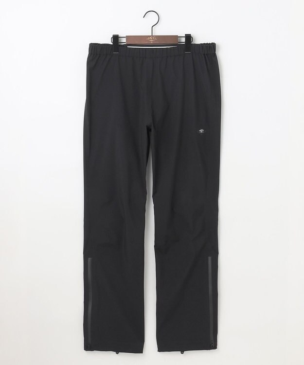 JOSEPH ABBOUD MOUNTAIN 【ECO撥水/耐水性/透湿防水素材/ストレッチ/軽量】ボイルドポリエステル マウンテンシェル パンツ ブラック系