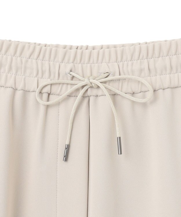 ICB 【洗える】 ライトダブルクロス ドロストパンツ トープ系