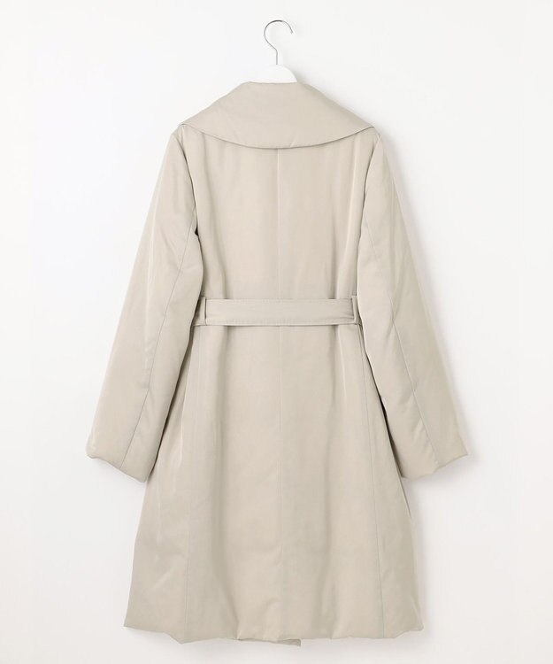 自由区 L 【17号サイズまで展開】ブライトダウン コート グレージュ