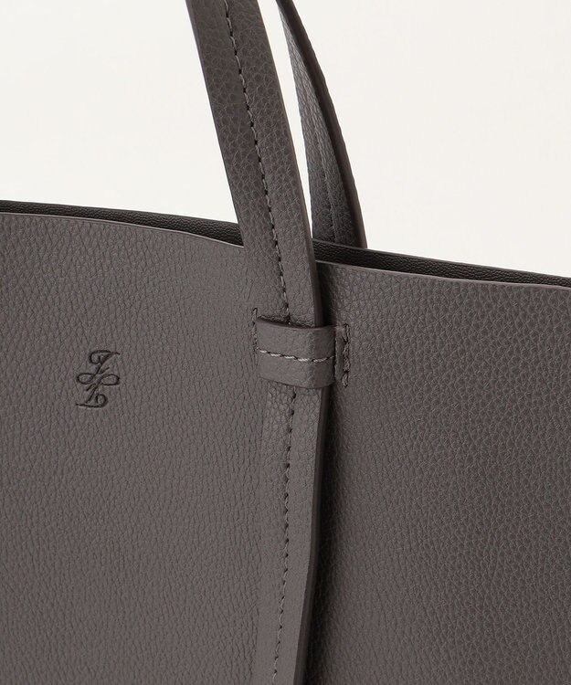 自由区 PUコンパクトトート バッグ スレート