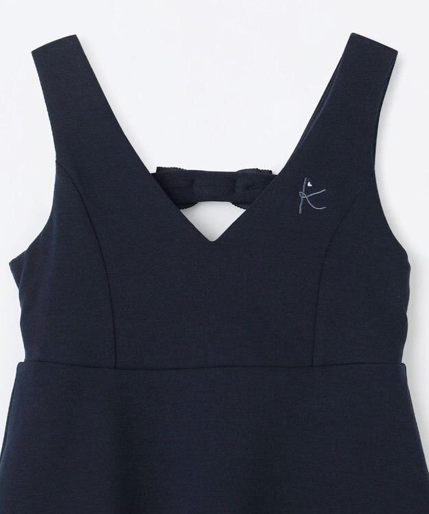 組曲 KIDS 【110-140㎝】ダンボールニット ジャンスカ ネイビー系