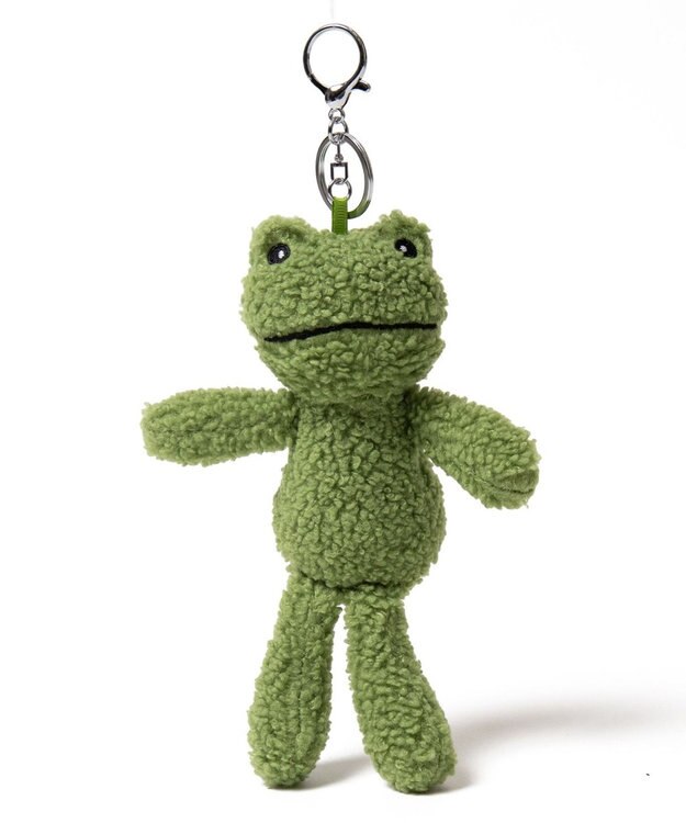 WEGO もこもこけろちゃんぬいぐるみキーホルダー グリーン